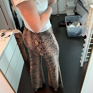ZARA snake pants